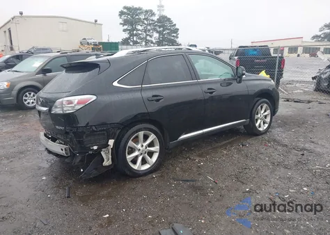 2010 Lexus Rx 350 z USA, uszkodzony, nr VIN 2T2BK1BA1AC035812